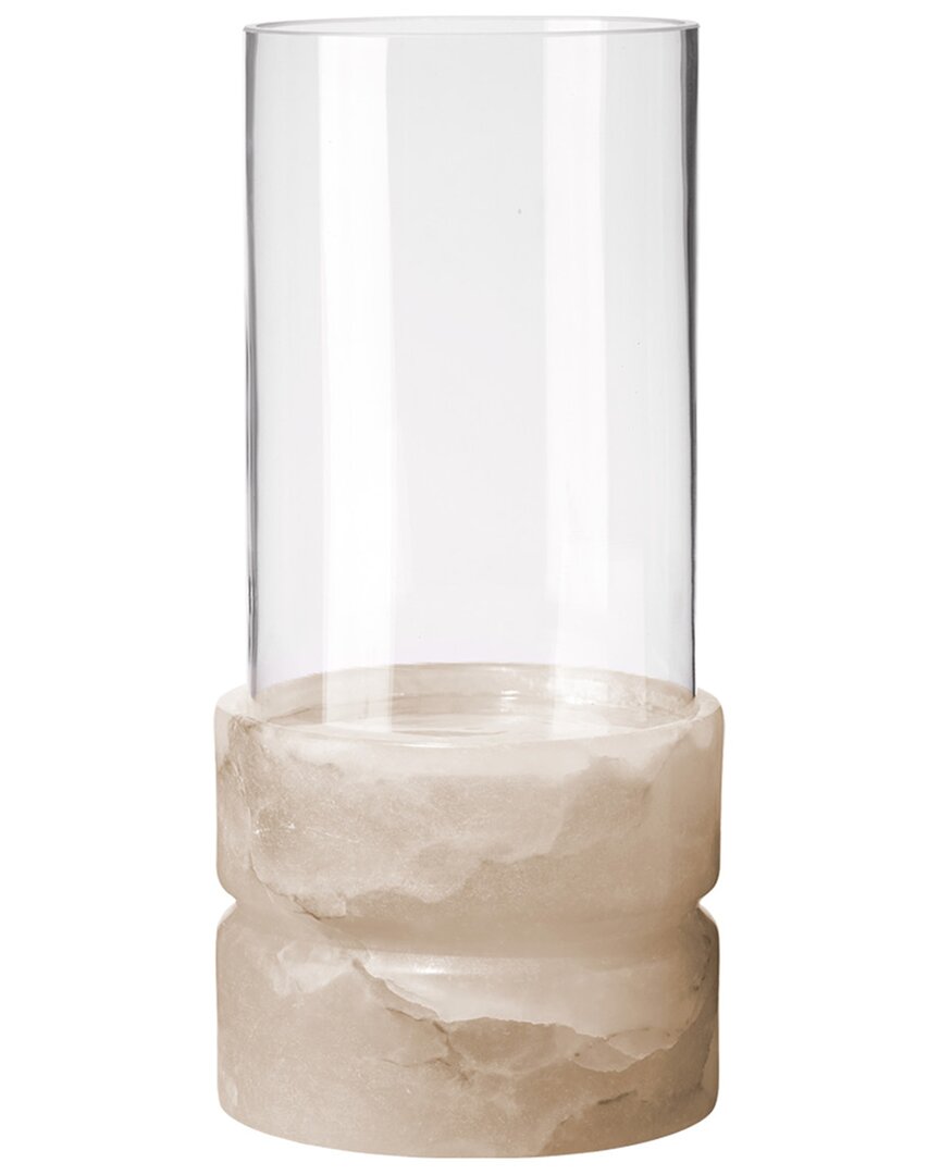 Jamie Young Charlotte Stacked Alabaster Hurricane