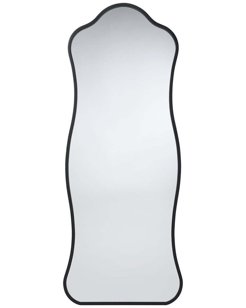 Jamie Young Aurora Wavy Iron Floor Mirror