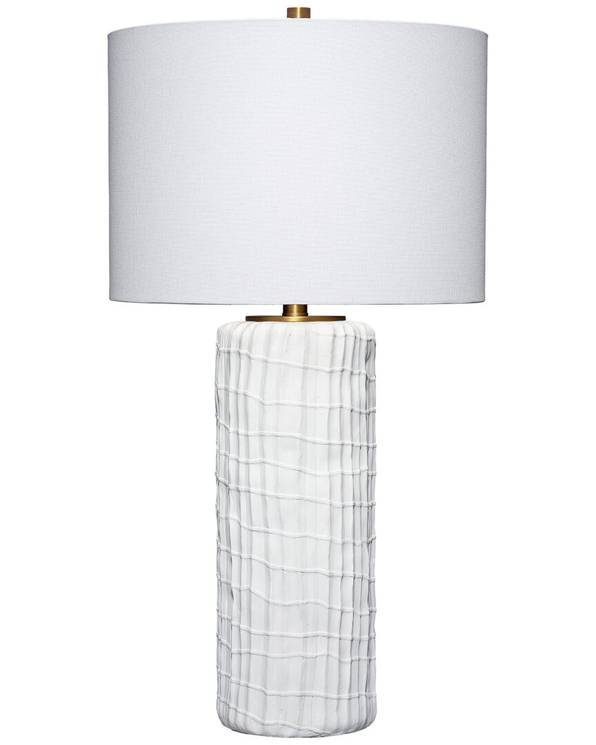 Jamie Young Trunk Polyresin Table Lamp With Linen Shade
