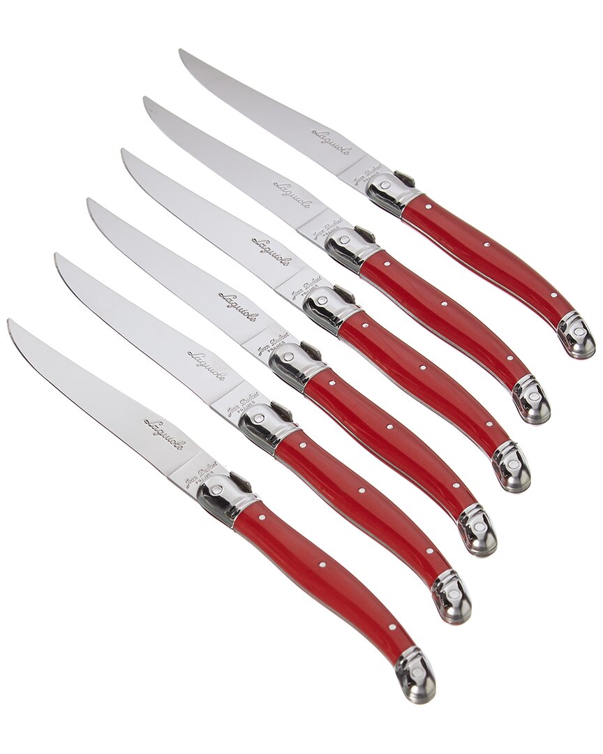 Jean Dubost Set Of 6 Assorted Knives