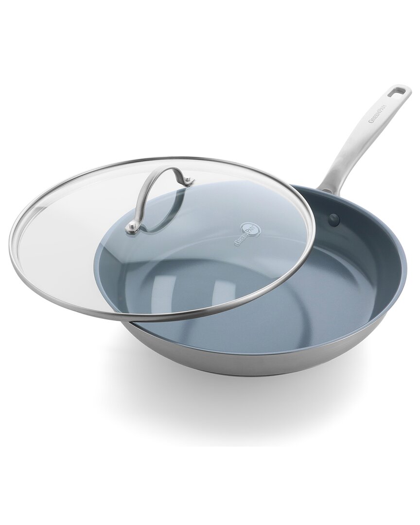 Greenpan Trevisio 12in Frypan With Lid
