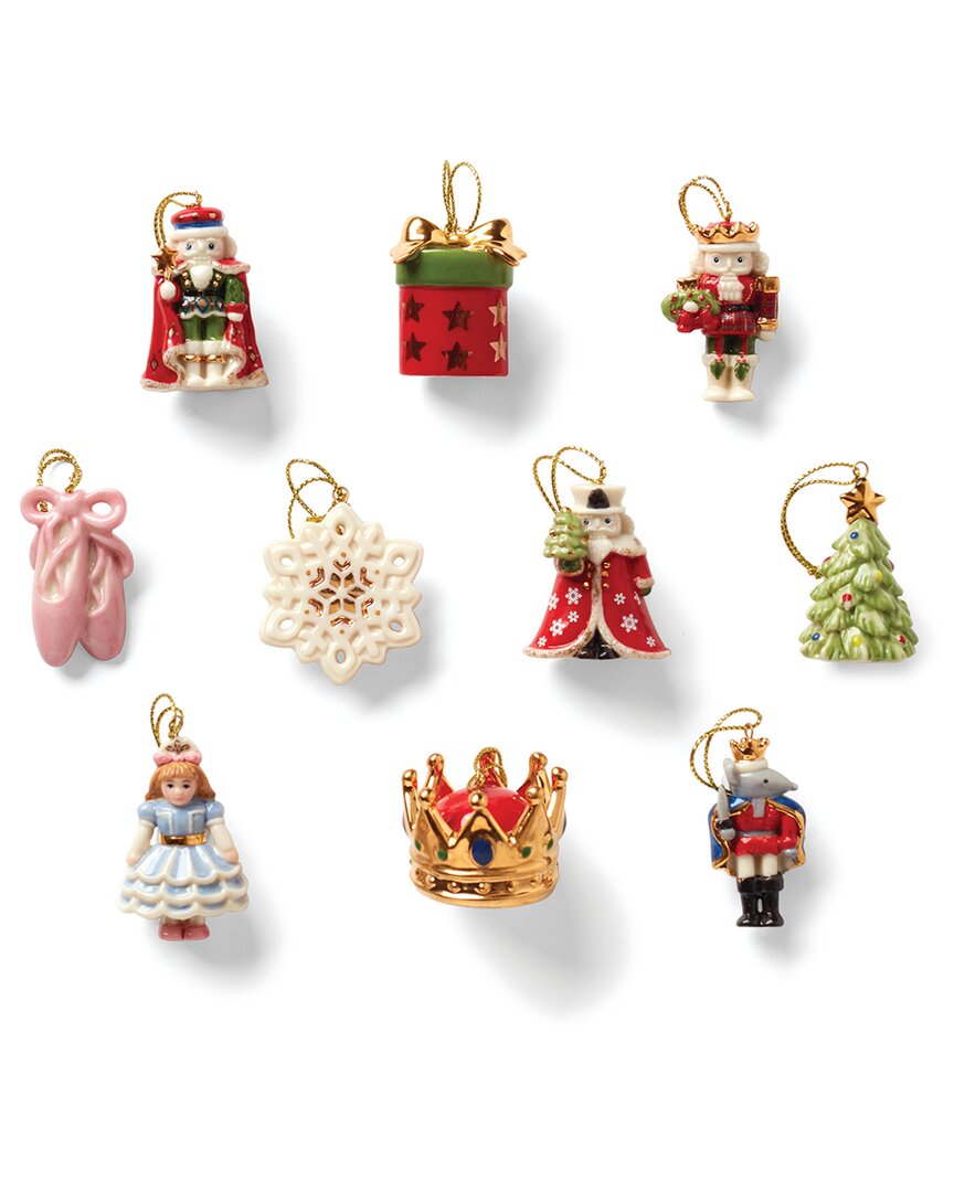 Lenox The Nutcracker 10pc Ornament Set In Multicolor