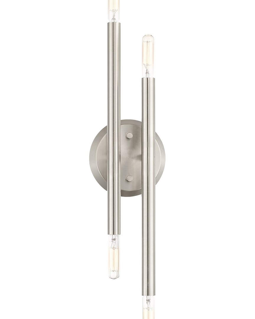 Livex Lighting 4-light Brushed Nickel Wall Sconce