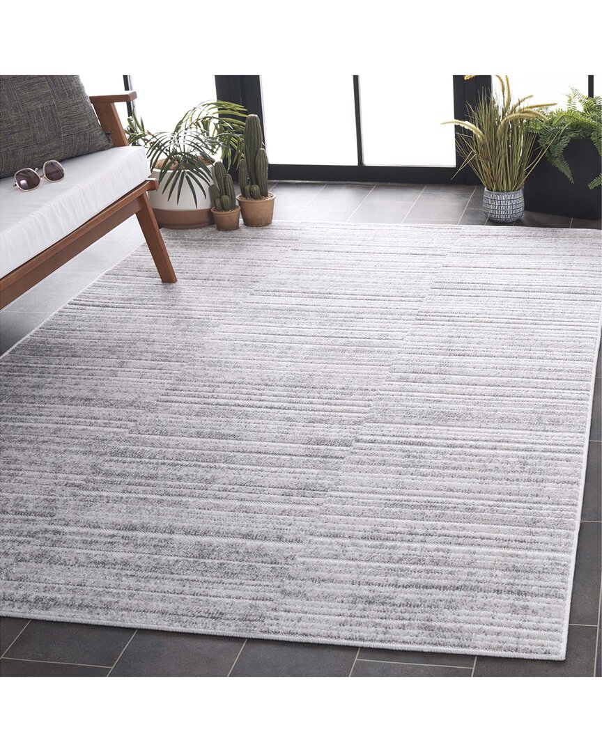 Safavieh Stella Fresca Power-loomed Indoor/outdoor Rug In Gray