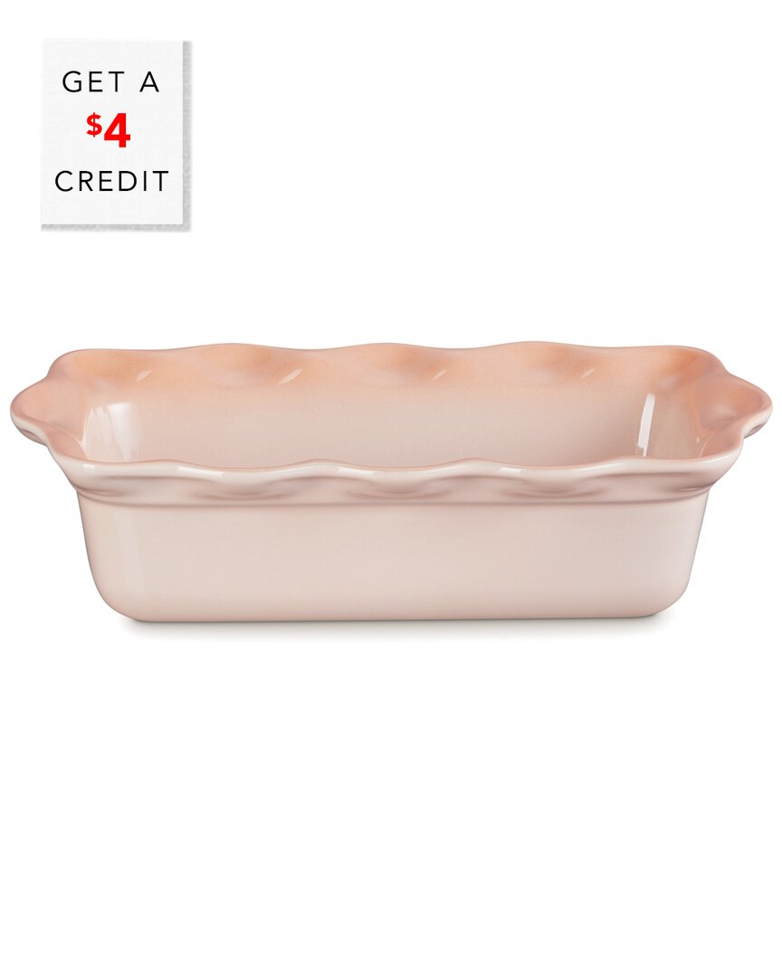 Le Creuset Heritage Stoneware 9-inch Fluted Loaf Pan