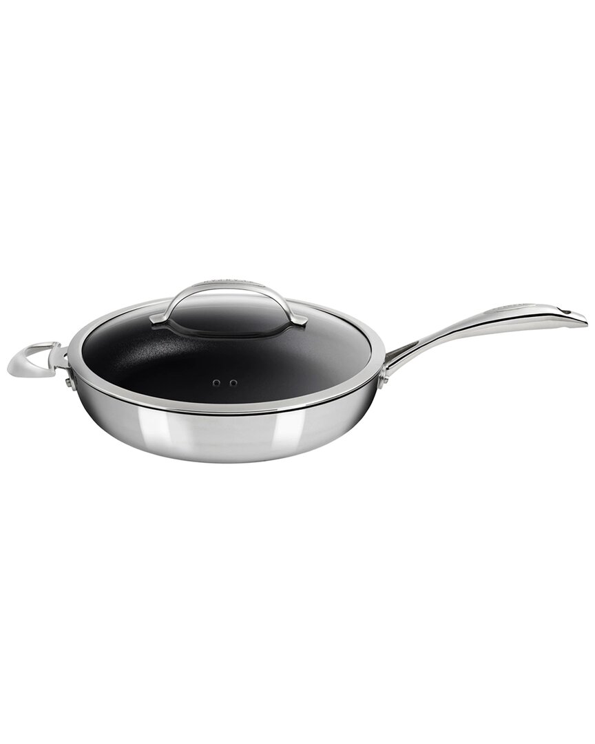 Scanpan Haptiq 5.25qt Covered Sautž Pan In Silver