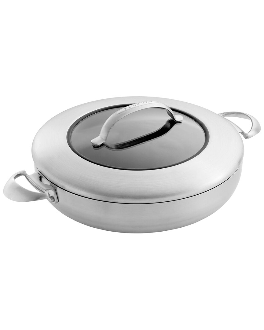 Scanpan Ctx 5.25qt Covered Chef's Pan In Silver