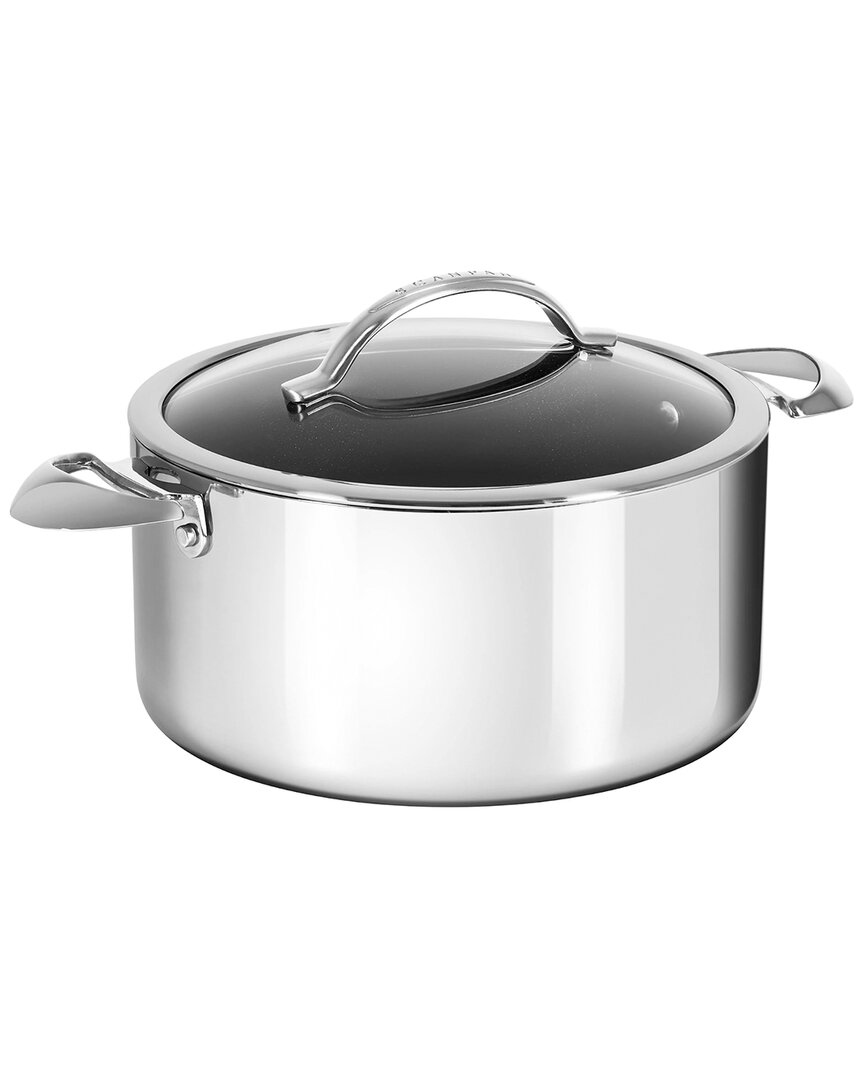 Scanpan Haptiq 7.5qt Covered Dutch Oven In Silver