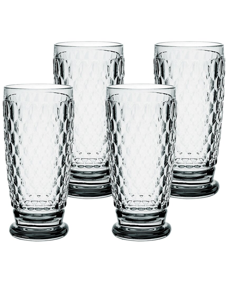 Villeroy & Boch Boston Highball Glasses, 13.5oz. Set Of 4