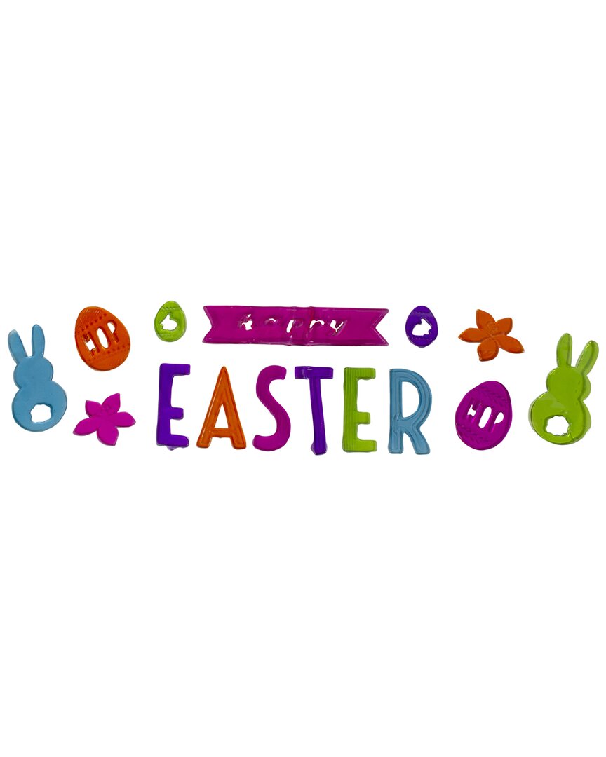 NORTHLIGHT NORTHLIGHT HAPPY EASTER BUNNY GEL WINDOW CLINGS