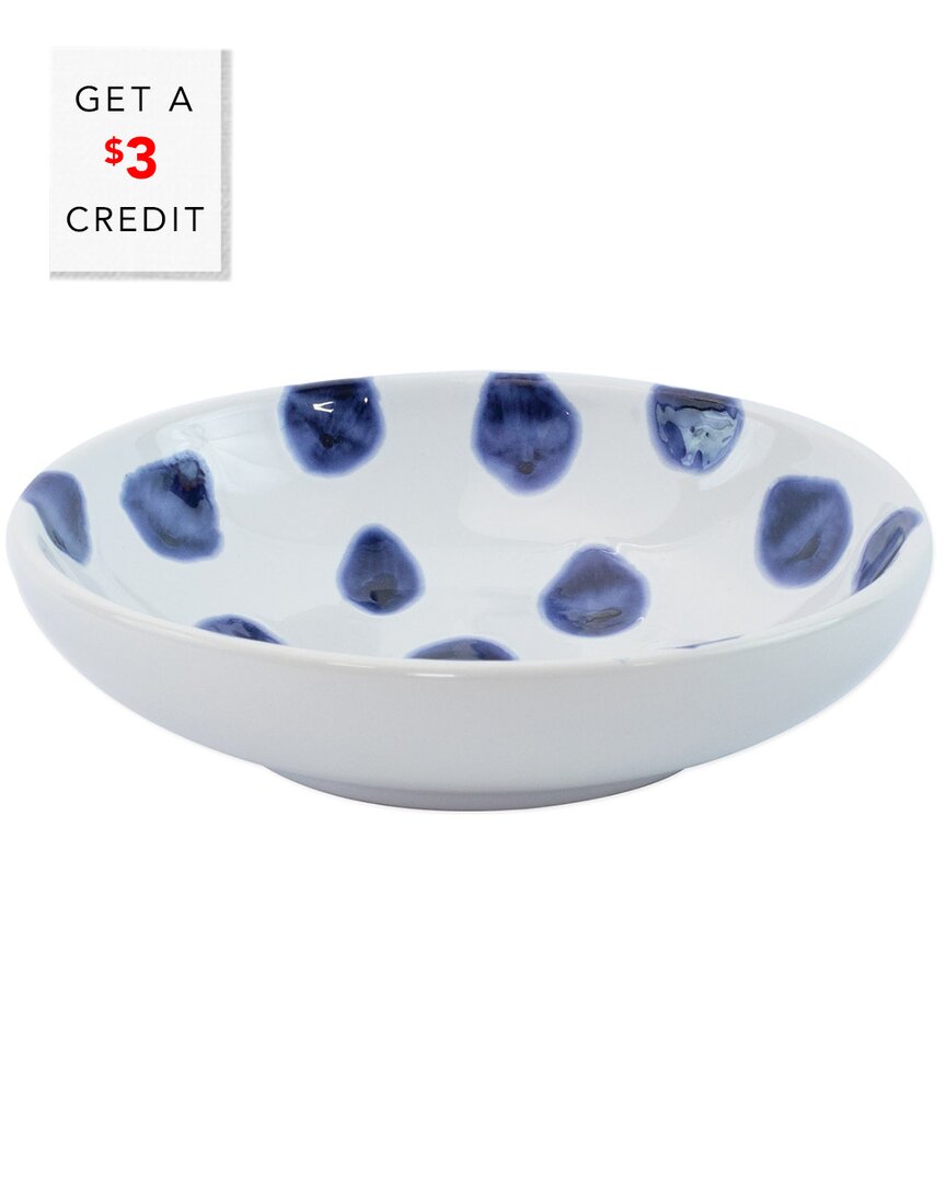 Vietri Viva By Santorini Dot Condiment Bowl With $2 Credit