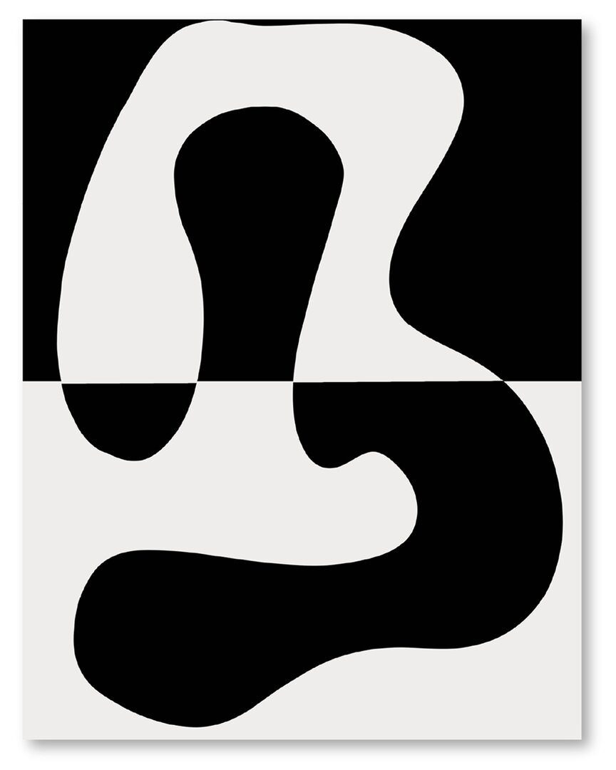 Shop Courtside Market Black & White Contemporary 16x20in Framed Art