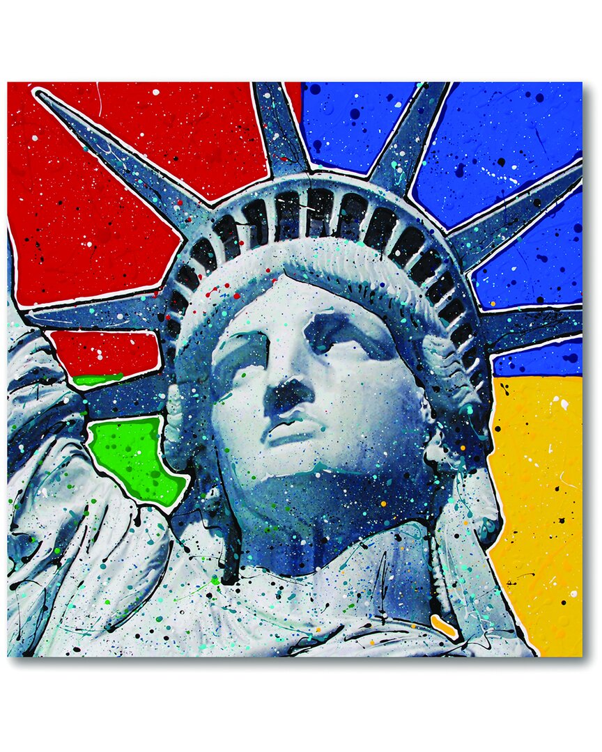 Courtside Market Statue Of Liberty Canvas Wall Art