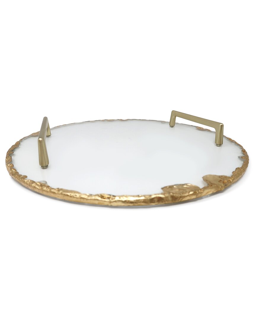 Vivience Round Glass Tray