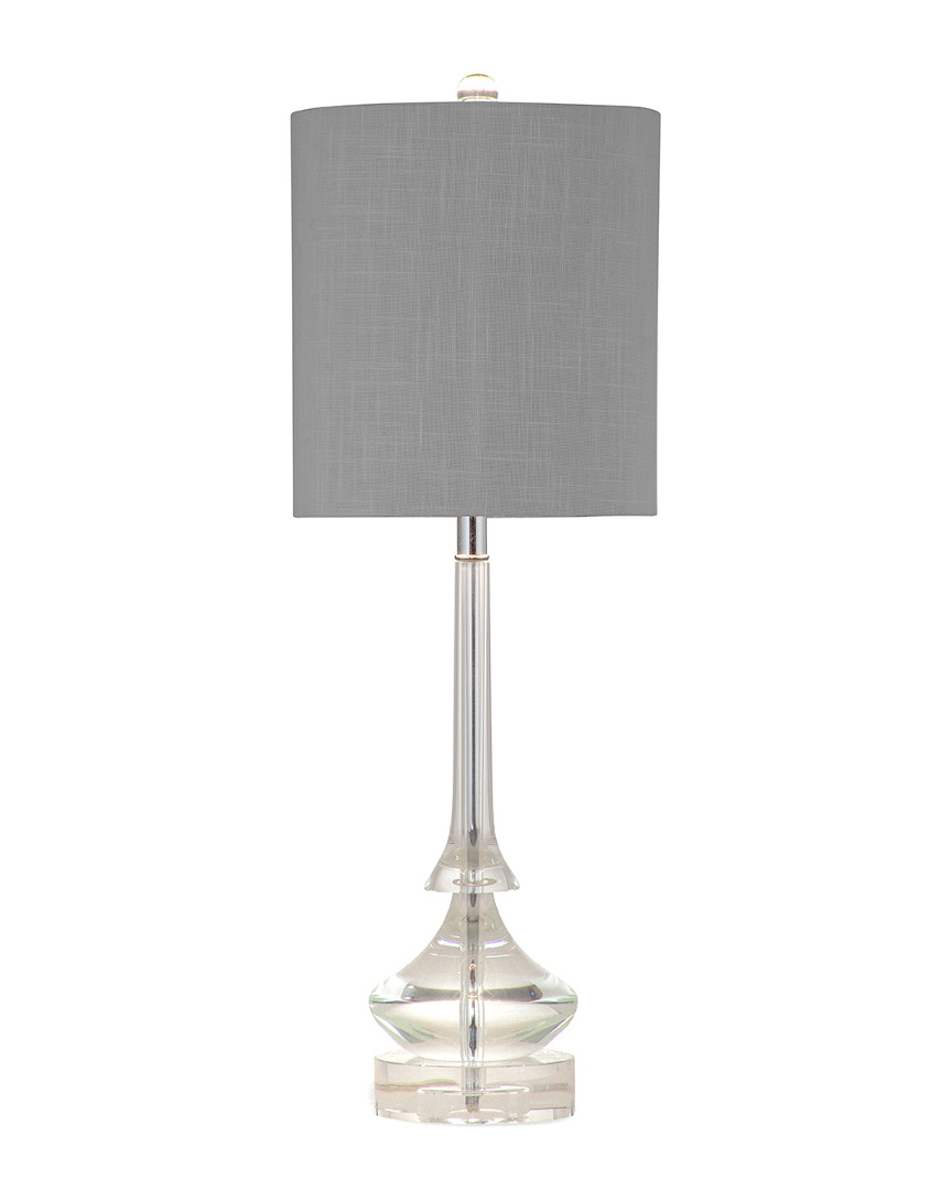 Bassett Mirror Rivoli Table Lamp In Gray