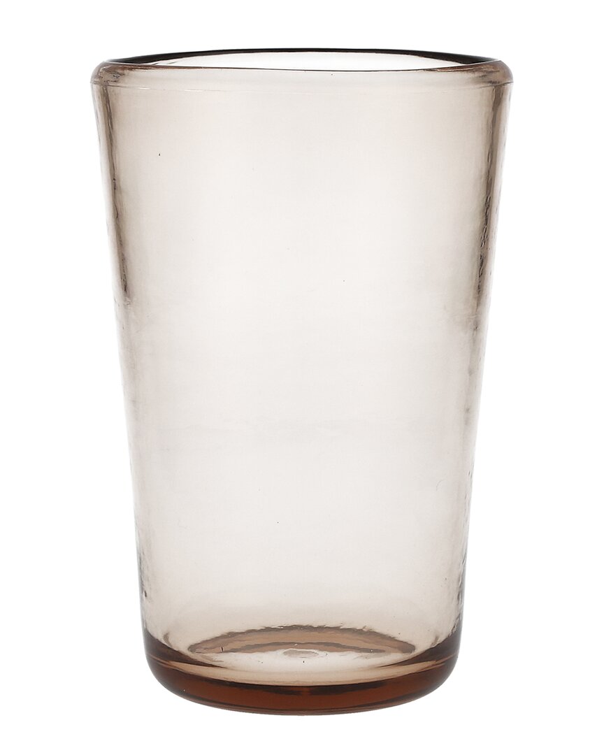 Fortessa Veranda Set Of 6 Hiball Glasses In Brown