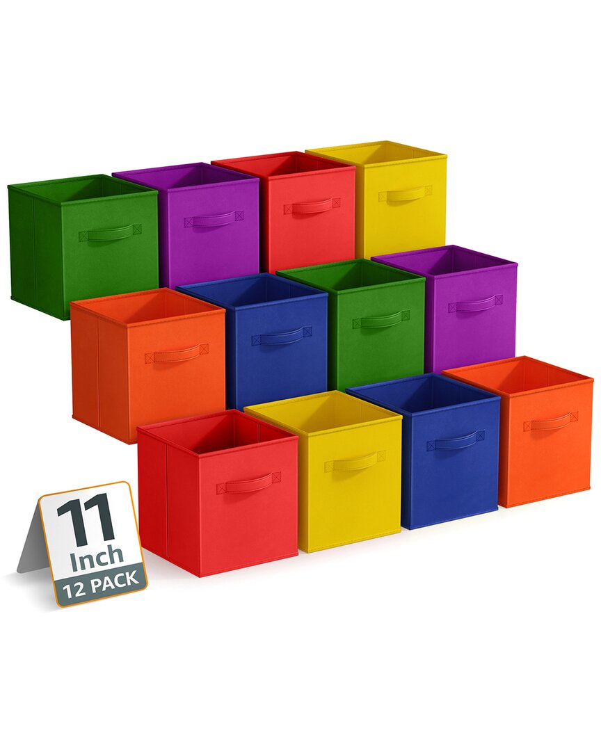 Sorbus 12-pack Collapsible Storage Cubes In Multi