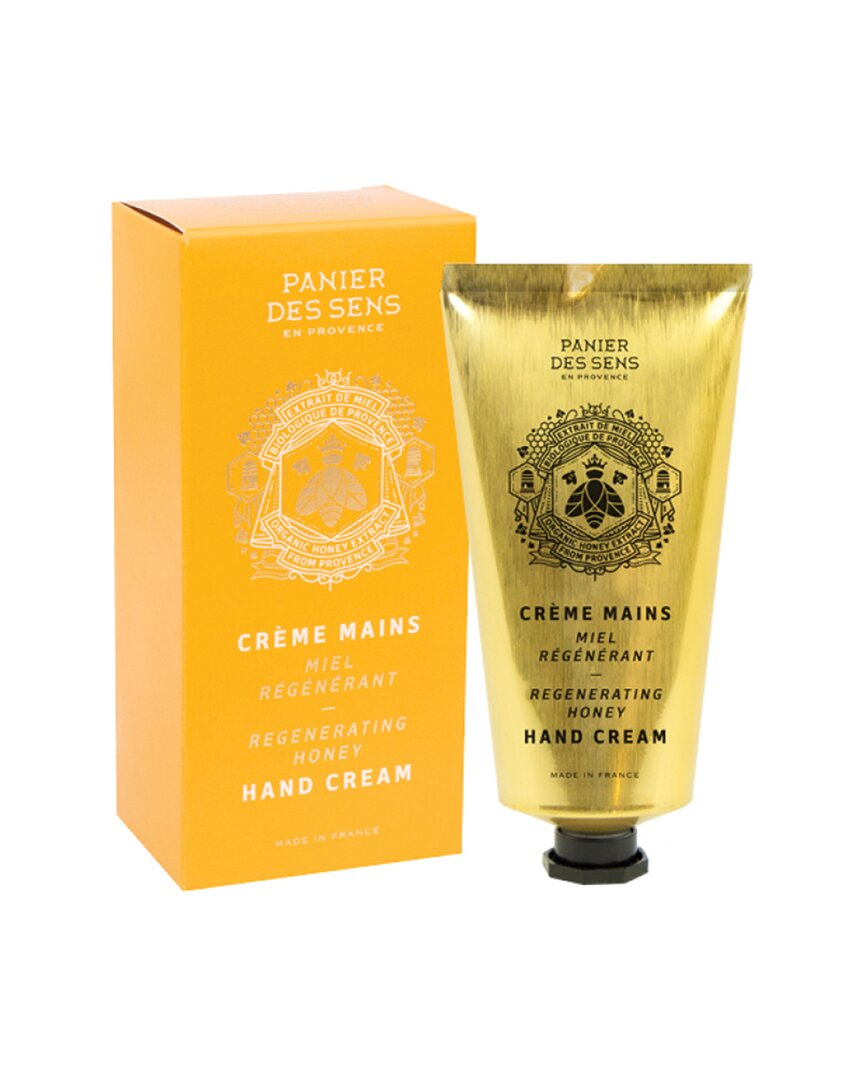 Panier Des Sens Exfoliating Honey Liquid Soap & 2.6oz Hand Cream In Yellow