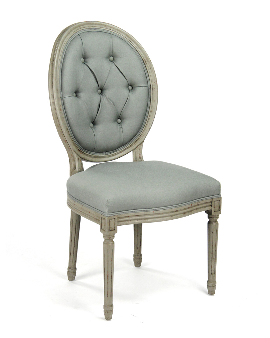 Zentique Tufted Medallion Side Chair