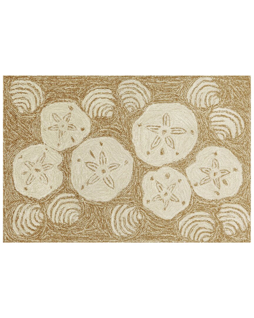 Liora Manne Frontporch Shell Toss Natural Doormat
