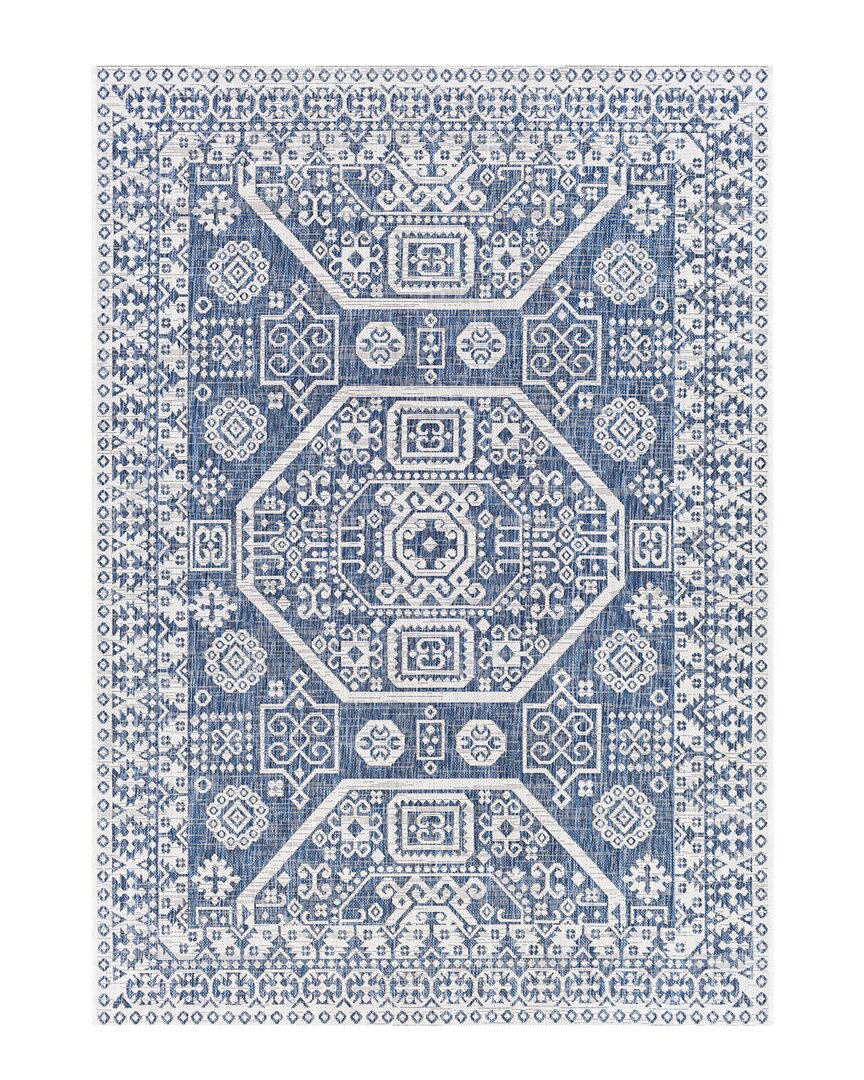 Shop Surya Eagean Global Bright Rug In Blue