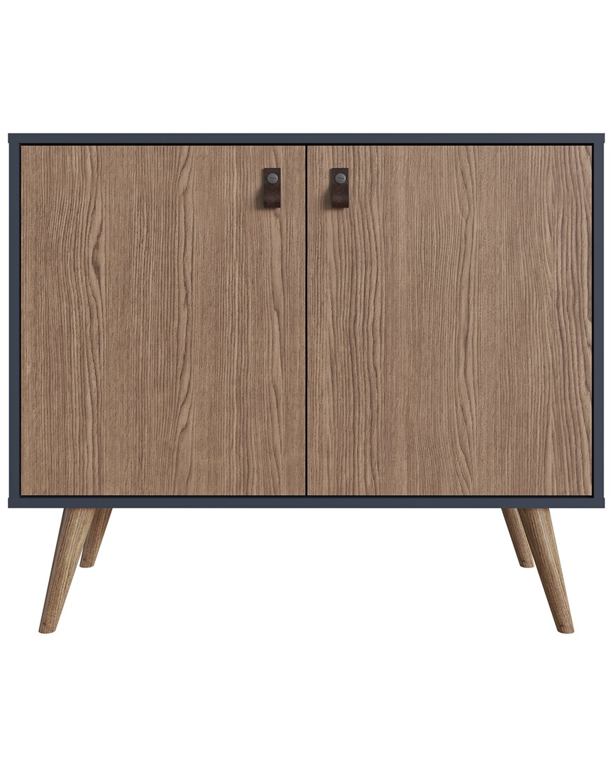 Shop Manhattan Comfort Amber Accent Cabinet In Blue