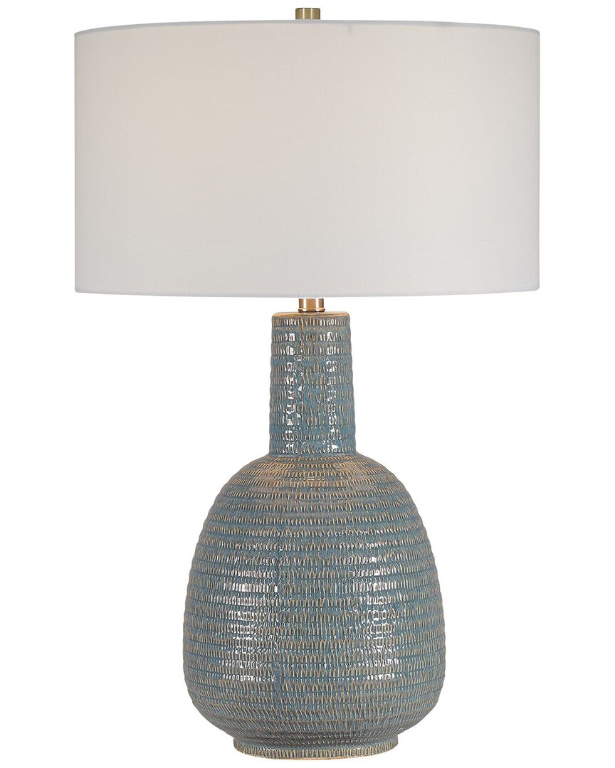 Uttermost Delta Table Lamp In Blue