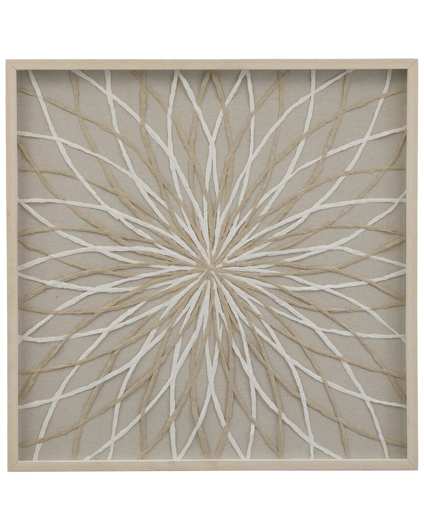 Bassett Mirror Bengaline Wall Art In White