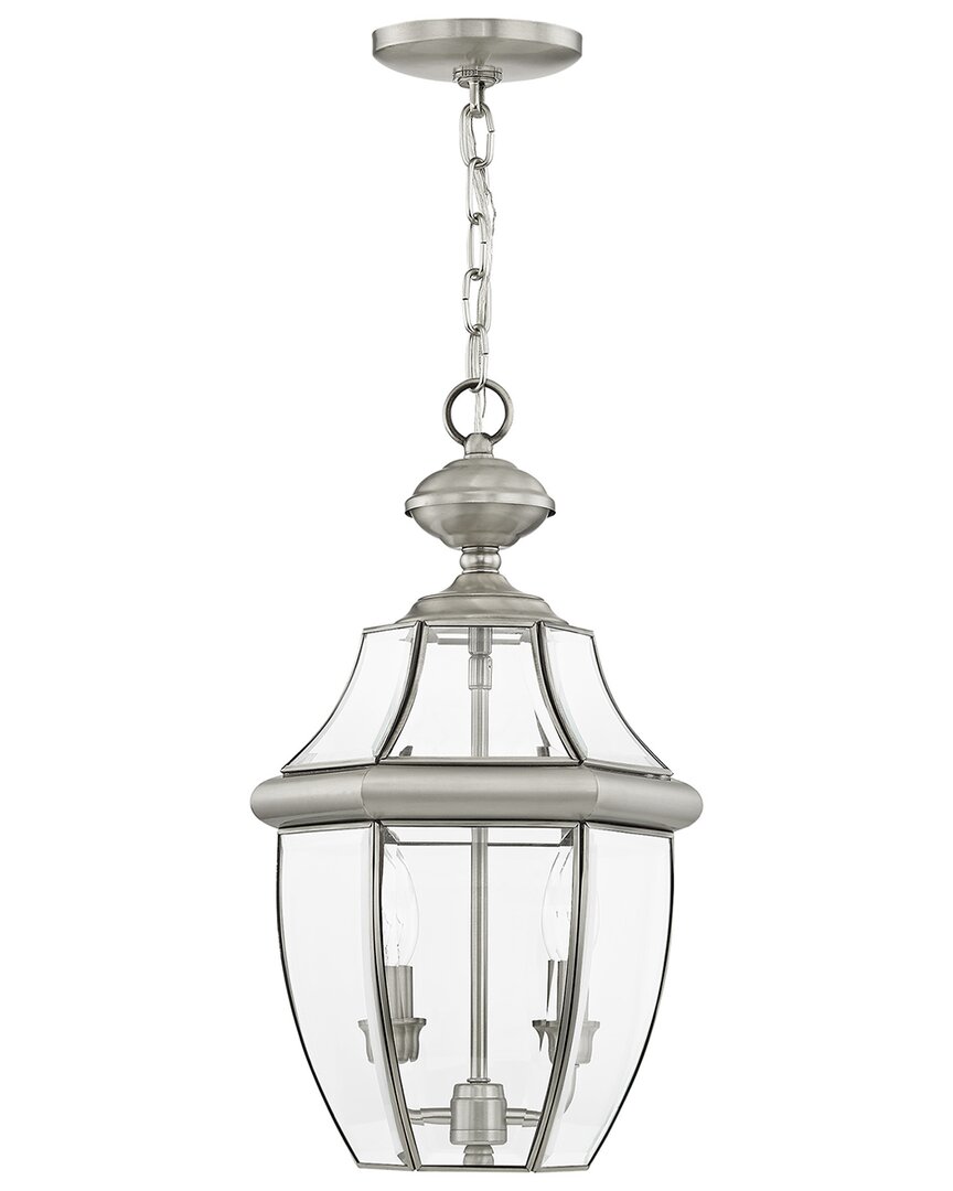 Livex Lighting Monterey 2-light Bn Outdoor Chain Lantern