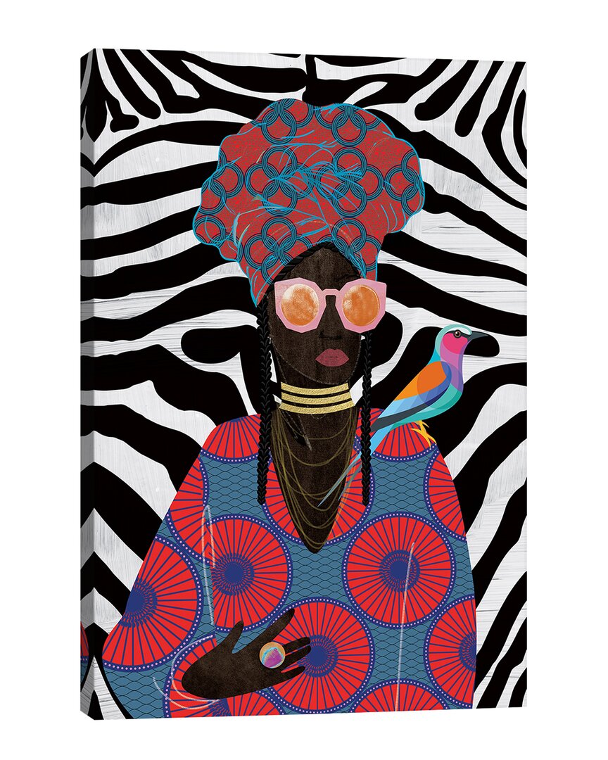 ICANVAS MODERN TURBAN QUEEN II BY NIKKI CHU WALL ART