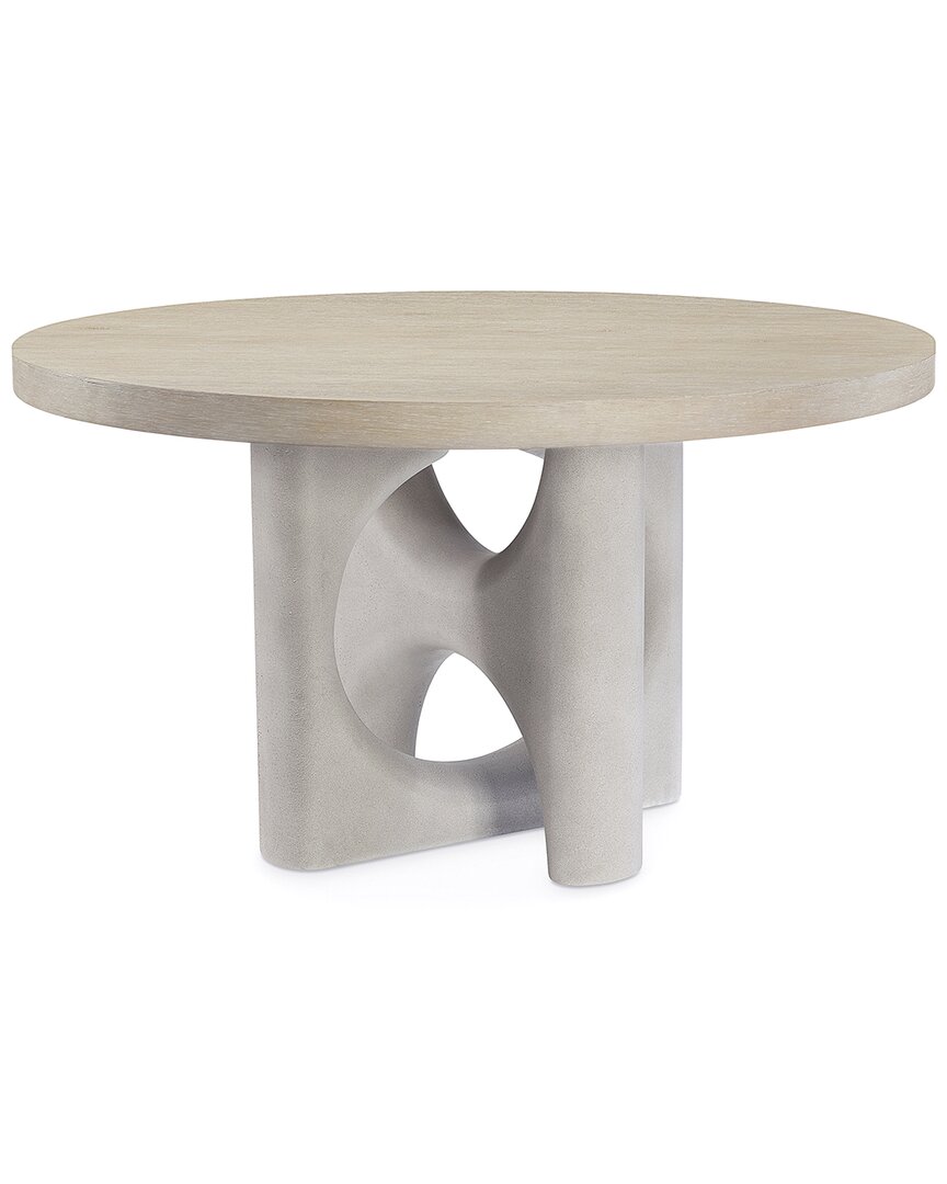 Bernhardt Antibes Round Dining Table In Neutral