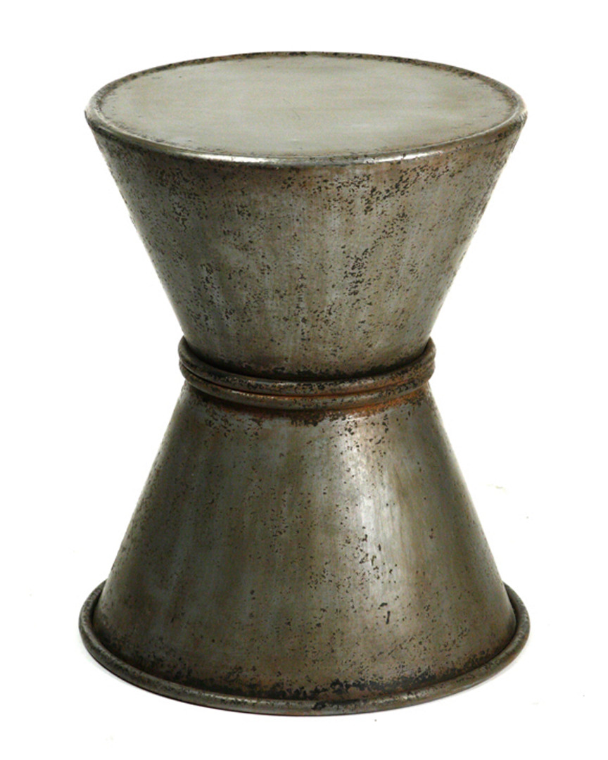 Zentique Iron Stool In Gray