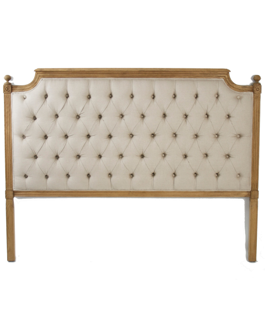 Zentique Louis Tufted Headboard In Brown