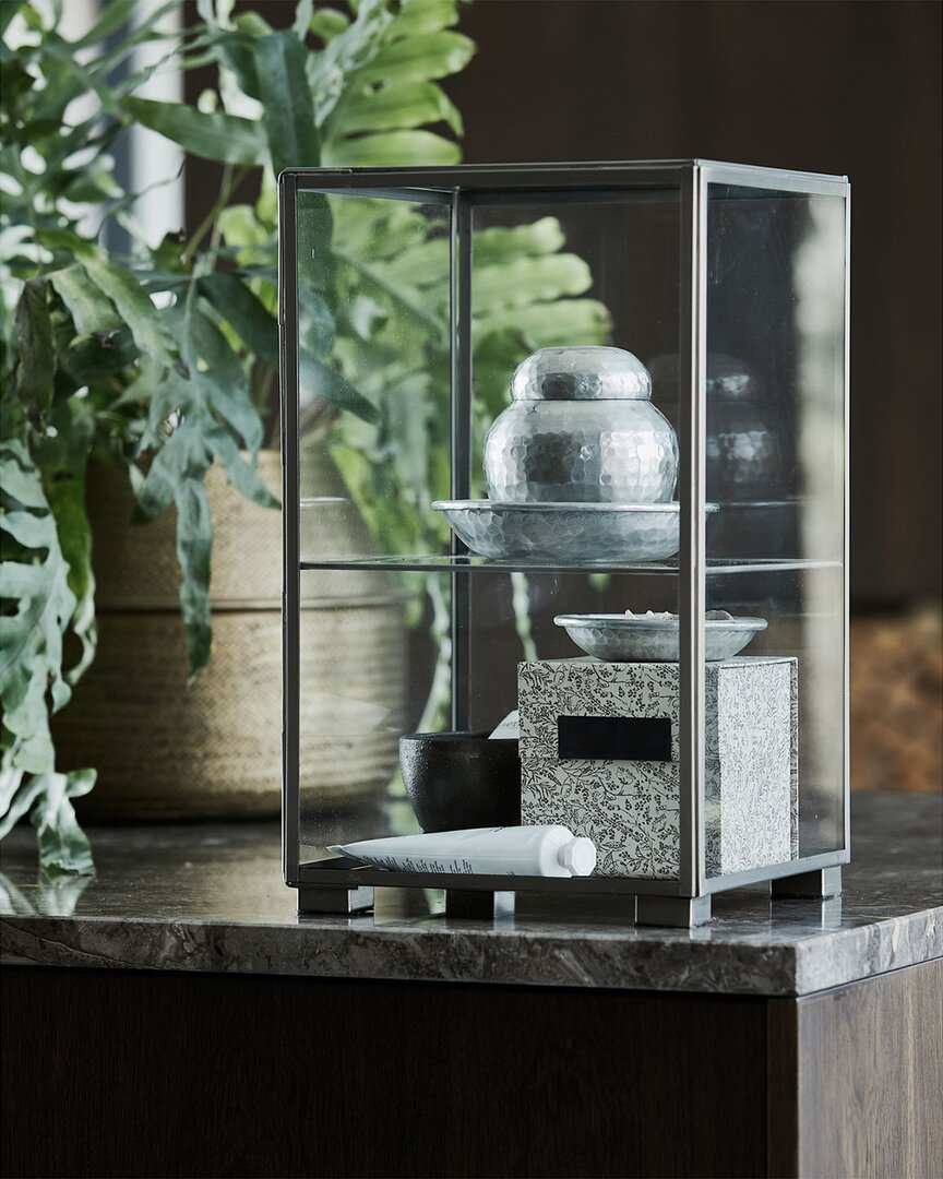 House Doctor Silver Storage With Lid In Silver