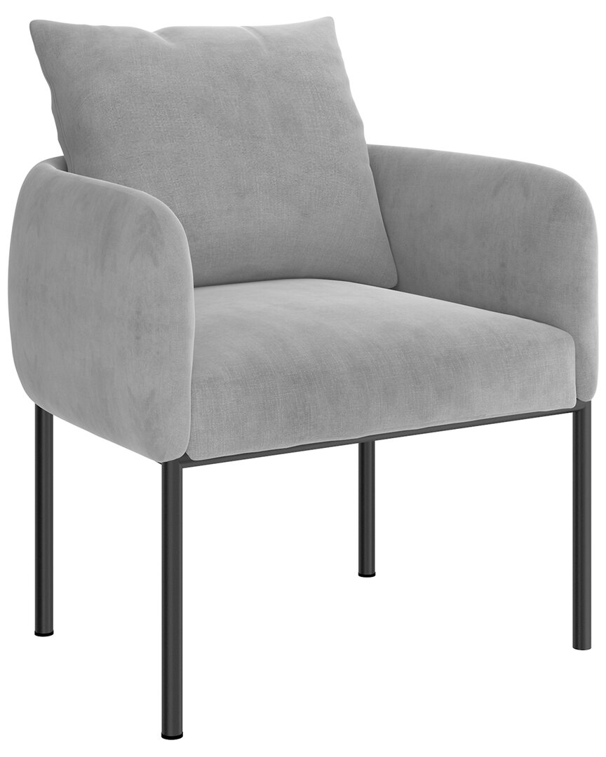 Worldwide Home Furnishings Modern Accent Chair In Grey