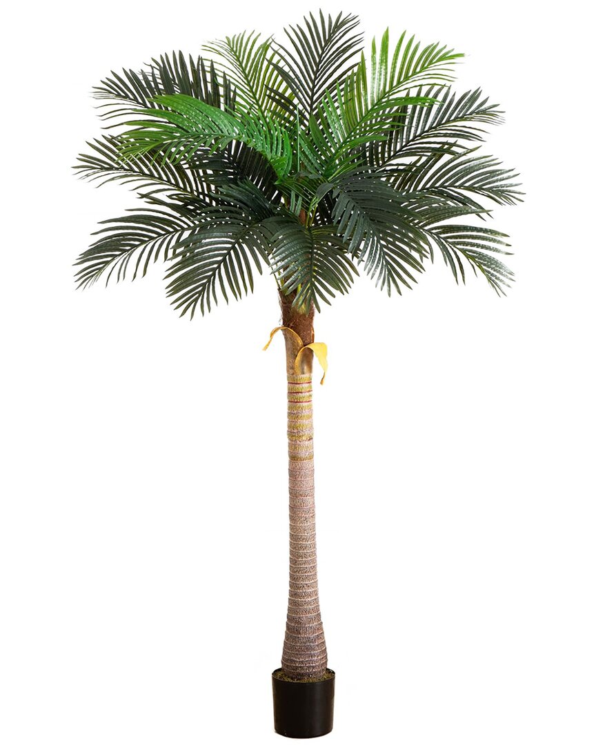 Nearly Natural 5ft Artificial Coconut Palm Tree In Green