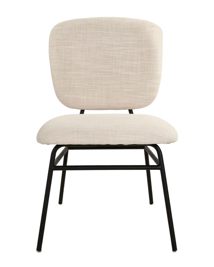 Zentique April Side Chair In Black