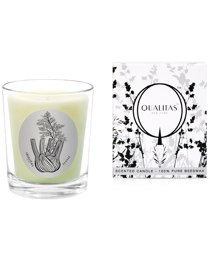 Qualitas Fennel 6.5oz Beeswax Candle