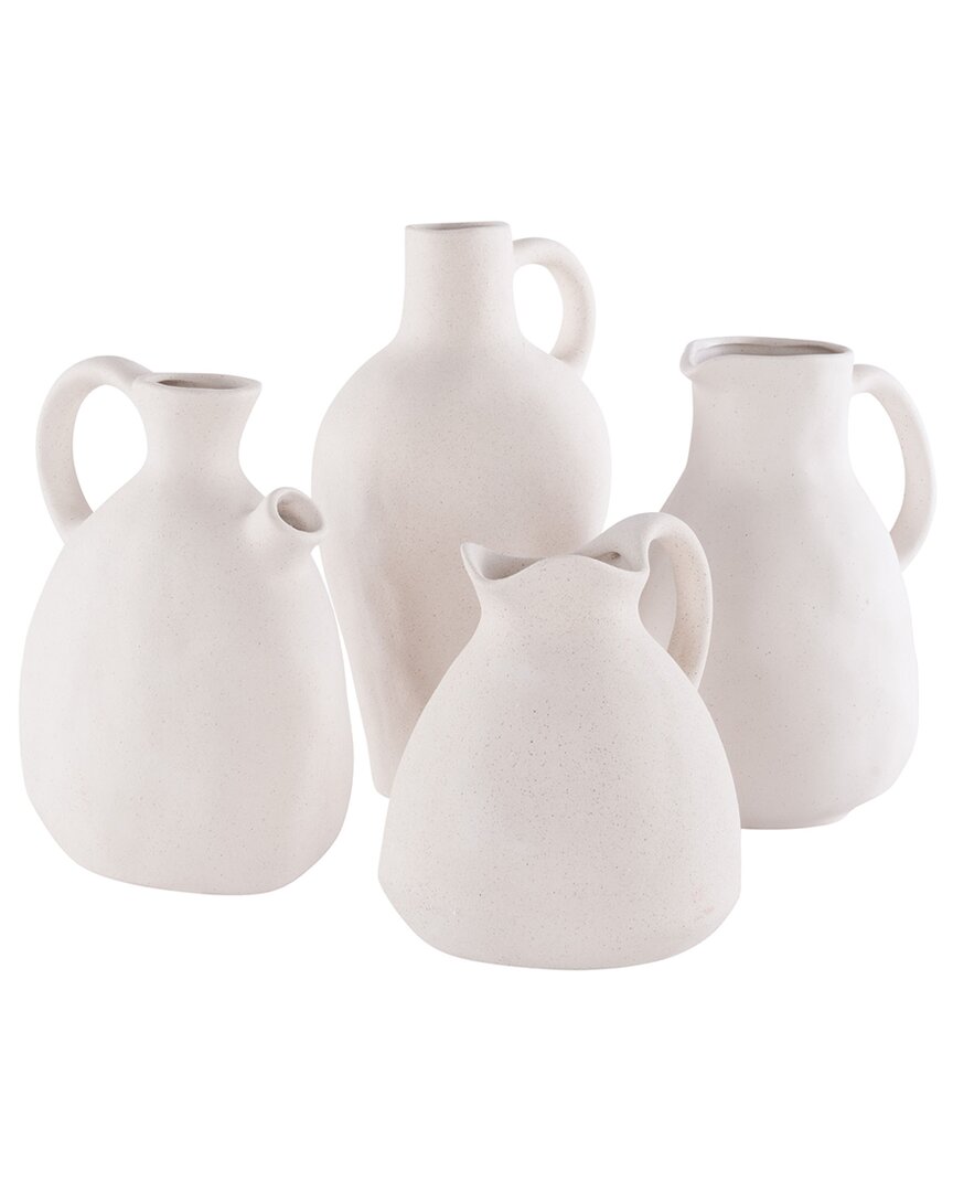 Safavieh Set Of 4 Misa Vase In Beige