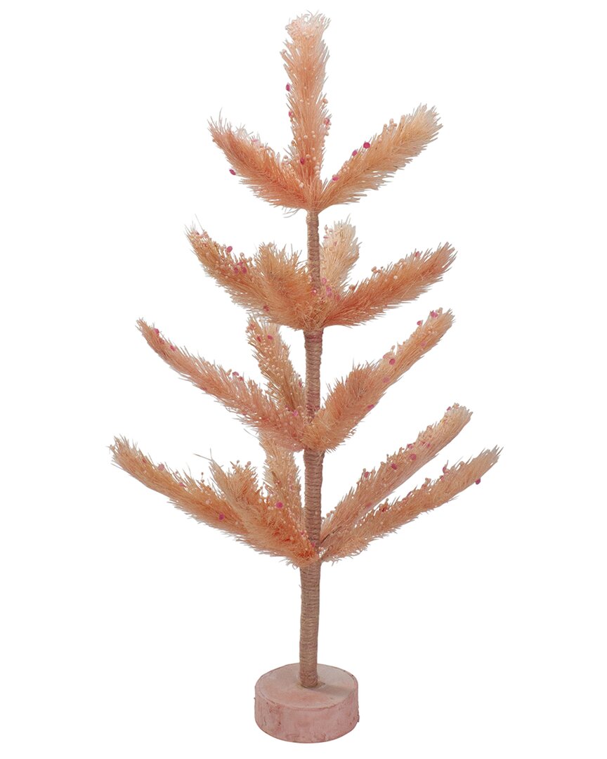 Shop Northlight 2ft Sisal Pine Artificial Easter Tree In Pink