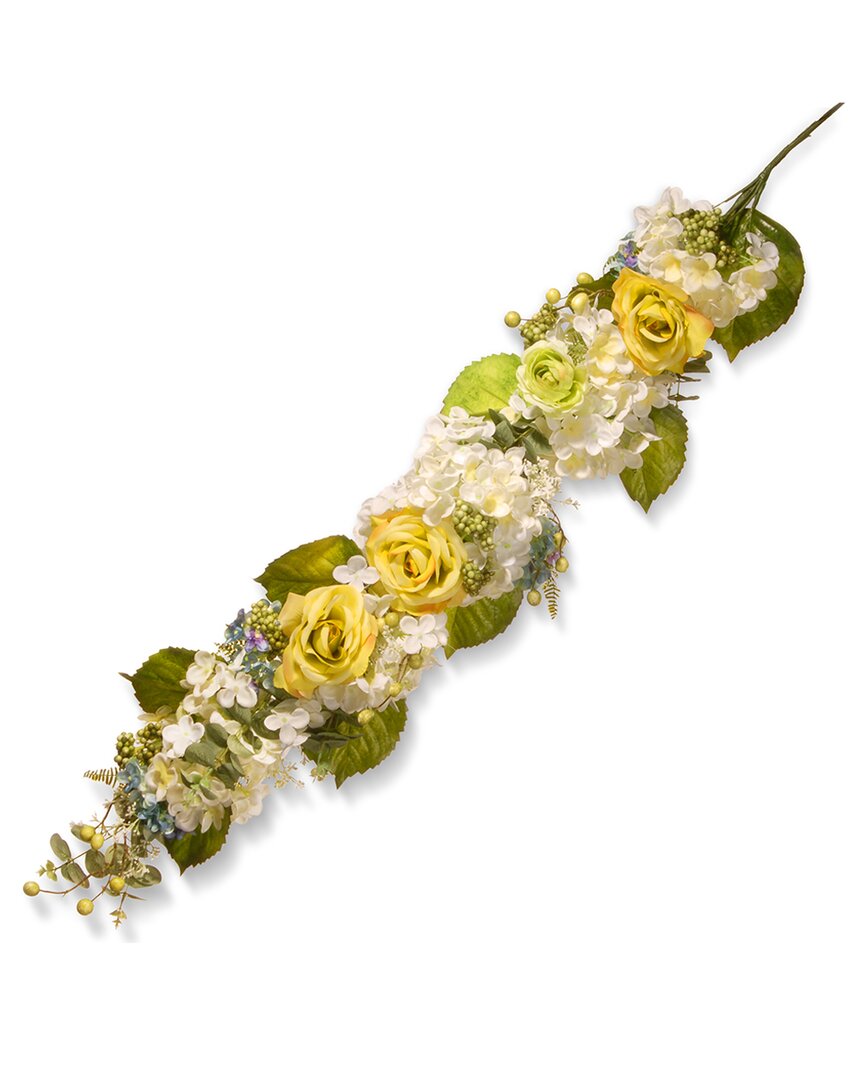 National Tree Company 48in Spring Flowers Garland In Yellow