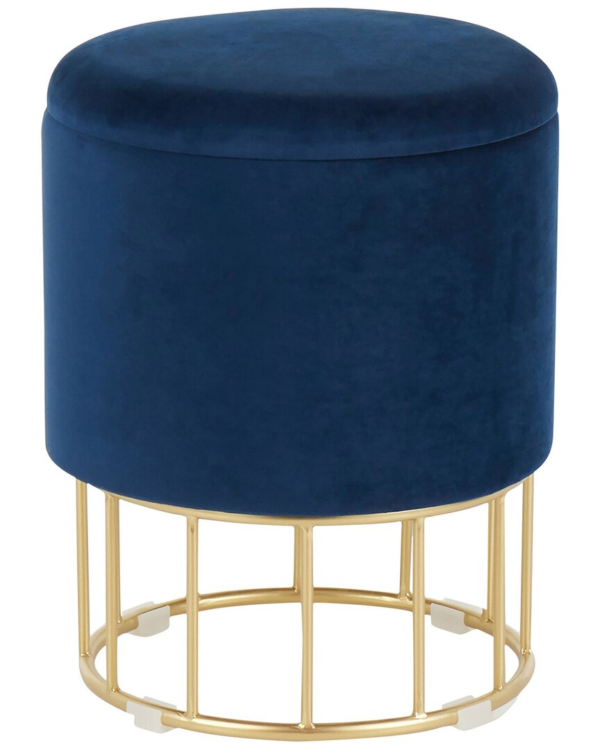 Lumisource Canary Ottoman In Gold