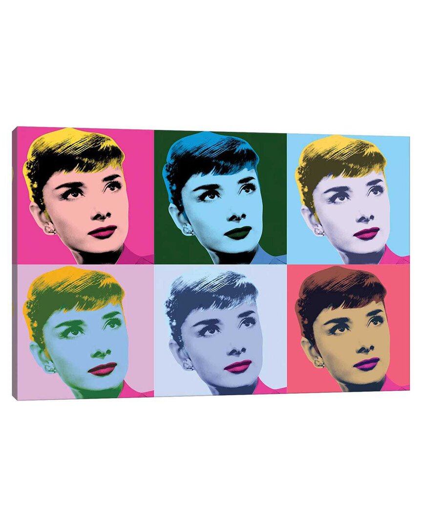 Shop Icanvas Audrey Hepburn Warhol Sabrina By Radio Days Wall Art