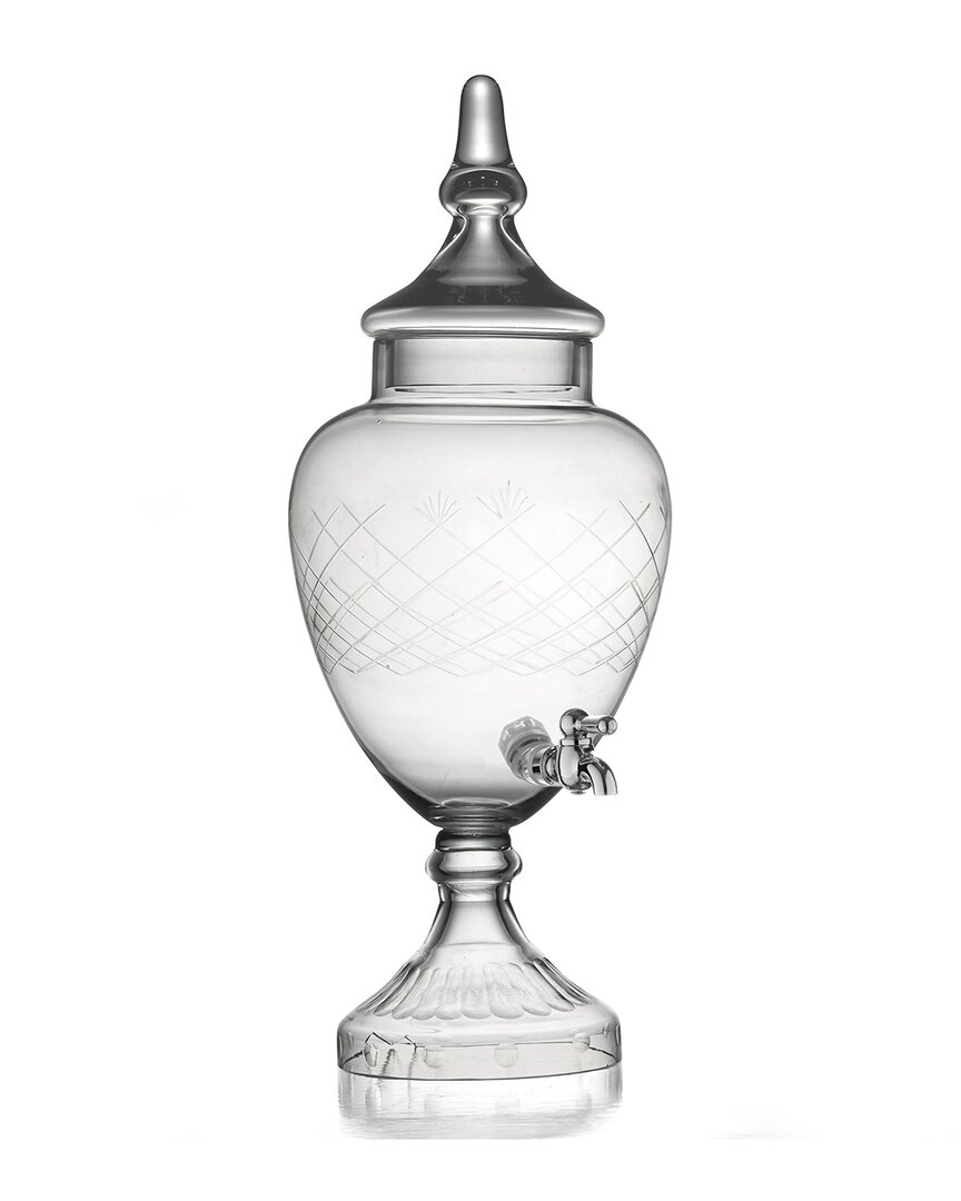 Fifth Avenue Crystal Winston Beverage Dispenser In Clear