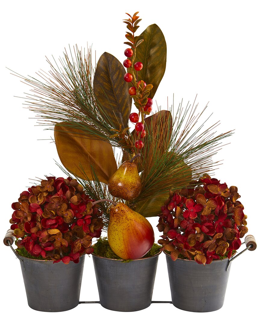 Nearly Natural 17in. Fall Hydrangea In Multi