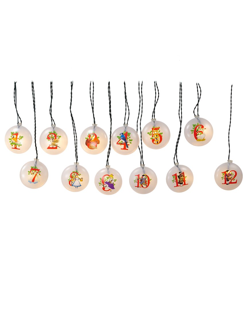 Kurt Adler Ul 12-light 12 Days Of Christmas Light Set