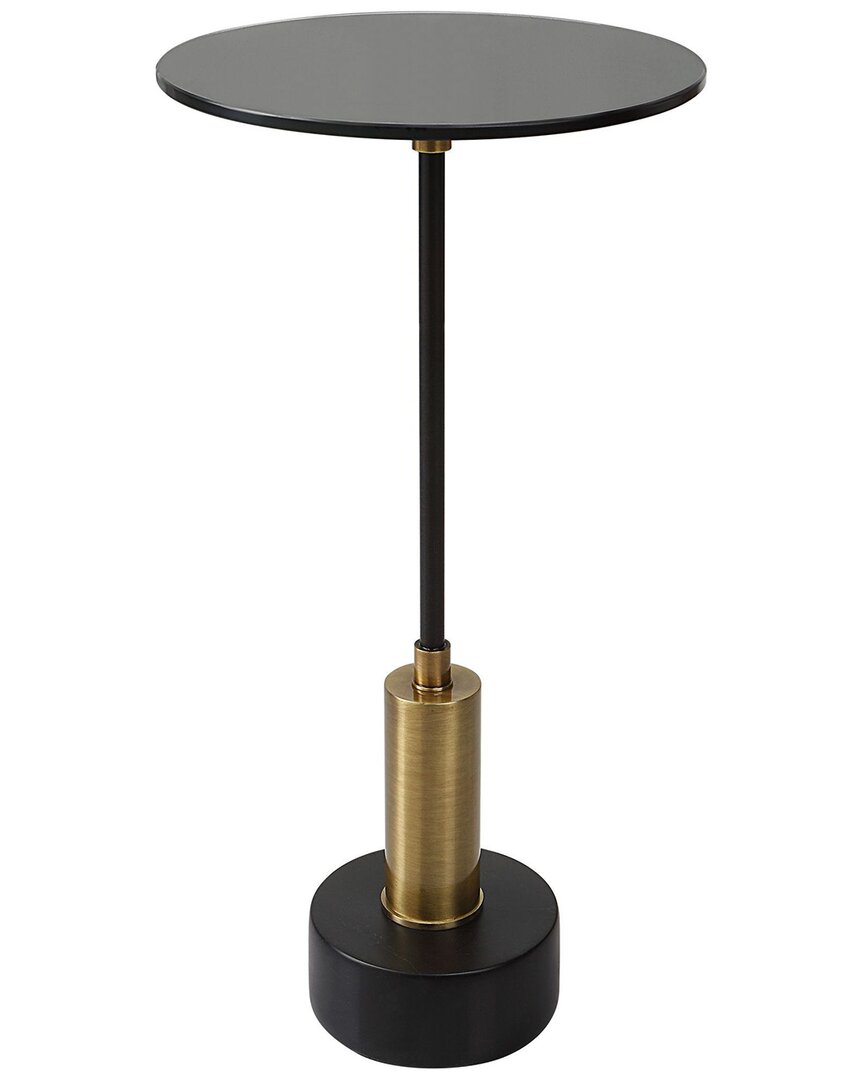 Uttermost Spector Modern Accent Table In Gold