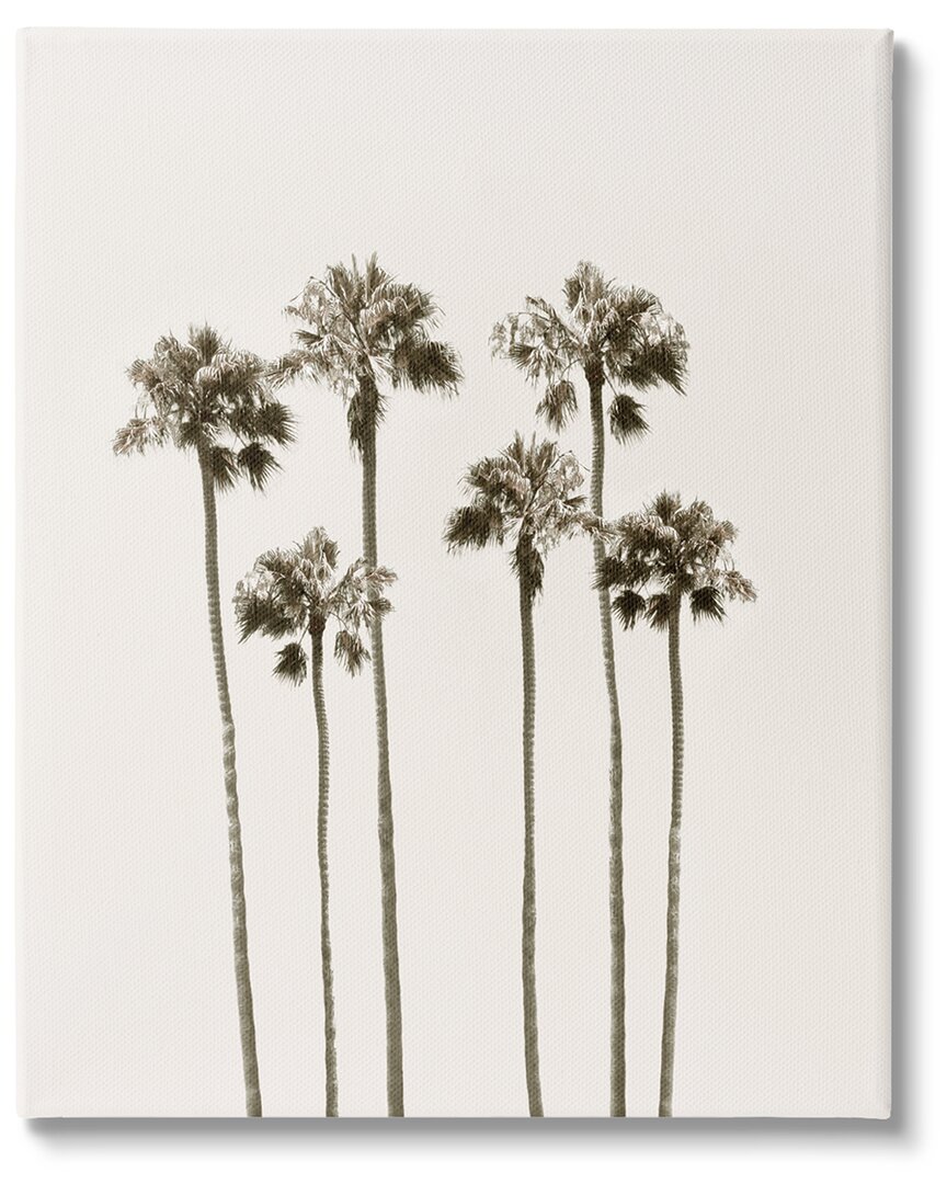 Shop Stupell Tall Palm Trees Looming Canvas Wall Art By Natalie Carpentieri