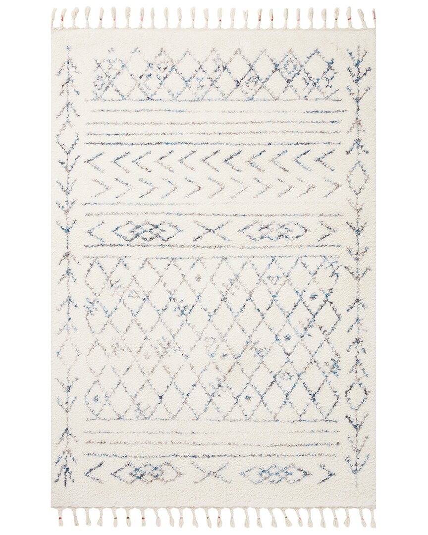 Shop Justina Blakeney X Loloi Discontinued Loloi  Ronnie Hand-tufted Rug In Sky
