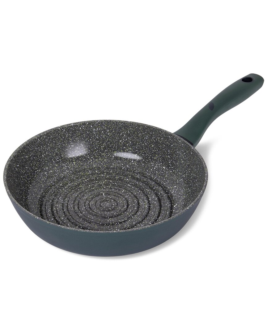 Eco Pan Tvs 10in Ceramic Non Stick Induction Grill Pan In Green